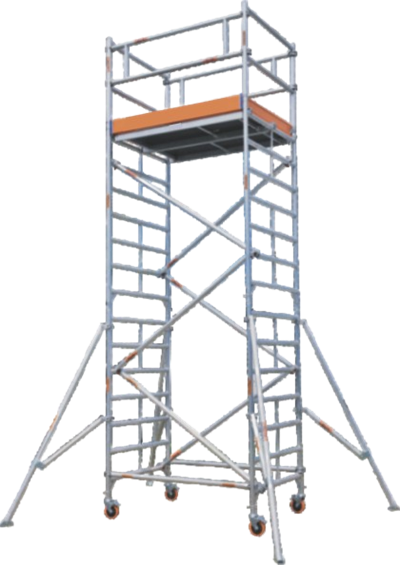 Without Stairway Scaffolding